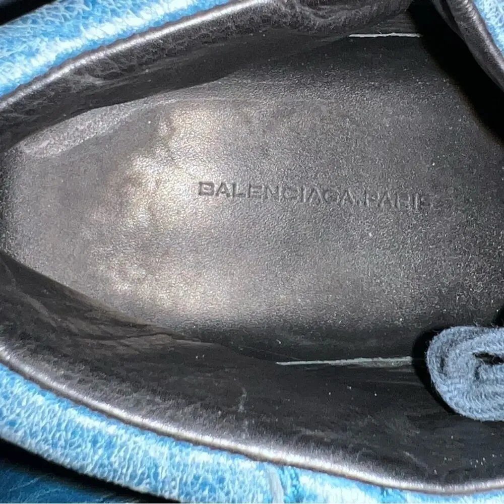 Balenciaga Arena Mid “Blue Oil” Size 39 AUTHENTIC Rare Men US 6 - Picture 9 of 12